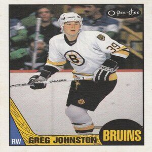 Greg Johnston - 1987 O Pee Chee Hockey Card